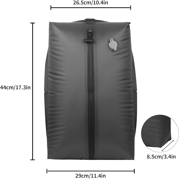 Vacuum Bags for Travel,Vacuum Bags for Travel with Wireless Vacuum Pump,IP67 Reusable Vacuum Compression Bags for Suitcases(1PC+Pump)