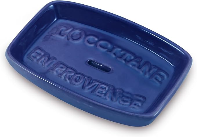 Ceramic Soap Dish, Soap Dish for Shower, Vintage Colorful Soap Holder, Soap Holder with Drain Soap Tray for Bathroom, Shower, and Vanity,Keep Soap Bars Dry