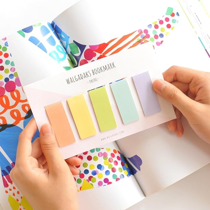 Monolike Magnetic Bookmarks Pastel, Set of 5