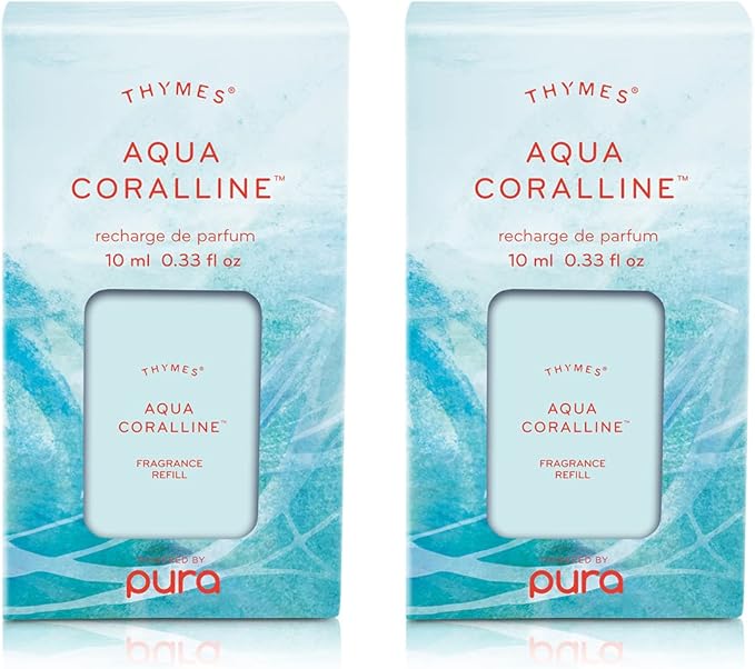 Thymes Aqua Coralline Pura Smart Home Plug-in Diffuser Refills - Pack of 2