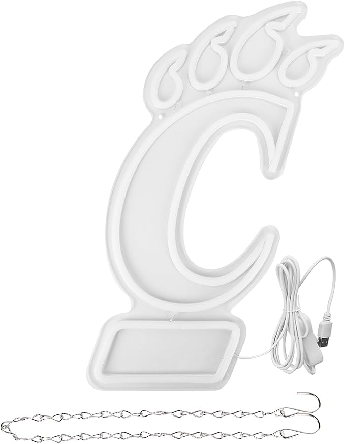 University Neon Sign for Wall Decor,University Basketball Team Logo Neon Signs for Room Decor,Dorm Decor for College Students,Gifts for Sport Fans,Graduates,Size 16.53 * 11.02in(XD113)