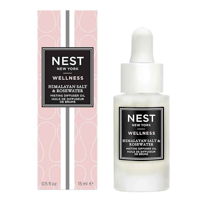 NEST New York Himalayan Salt & Rosewater Diffuser Oil Drops
