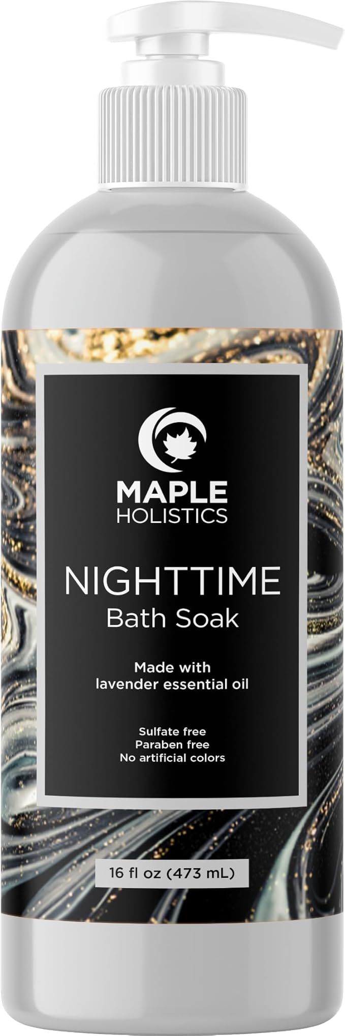 Luxury Nighttime Bubble Bath for Women - Aromatherapy Sleep Bath Soak for Women Relaxing and Nourishing Vegan Formula with Lavender Essential Oil and Shea Butter - Sulfate Paraben and Phthalate Free