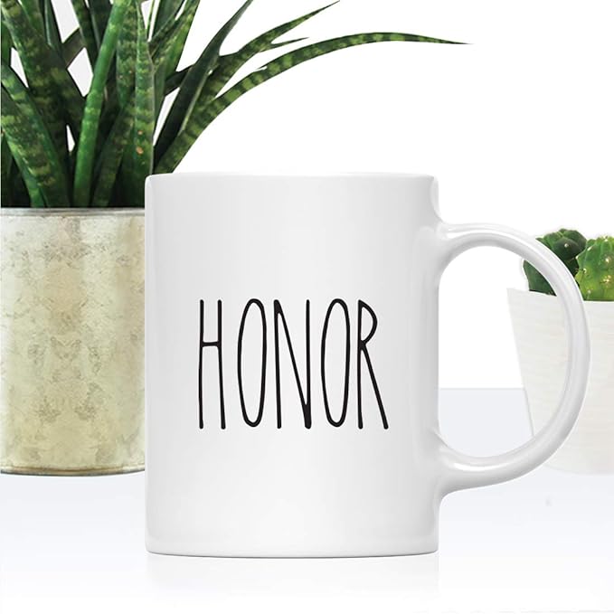 Andaz Press Rustic Farmhouse Kitchen Decor 11oz. Ceramic Coffee Tea Mug, Minimalist Birthday Idea, Includes Gift Box