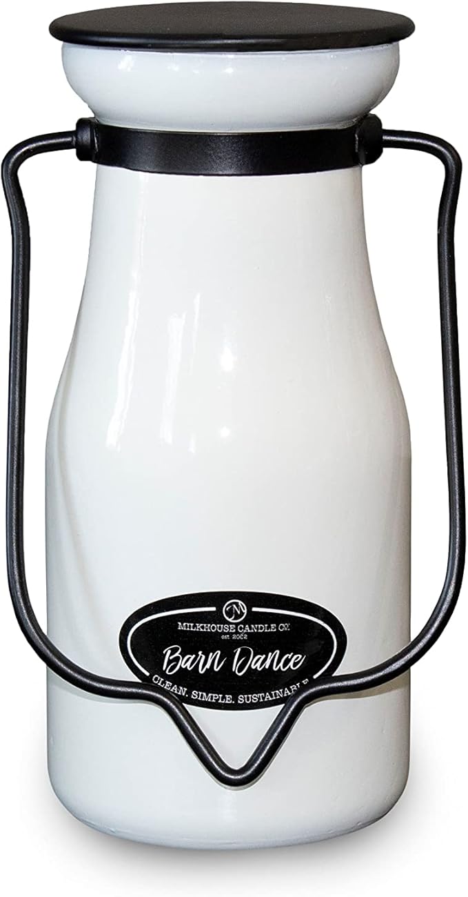 Milkhouse Candle Company, Creamery Glow Collection Scented Soy Candle: Butter Jar Candle, Barn Dance, 8oz