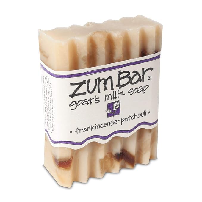 Indigo Wild Zum Bar Goat's Milk Soap, Patchouli - 5 Count (Pack of 1)