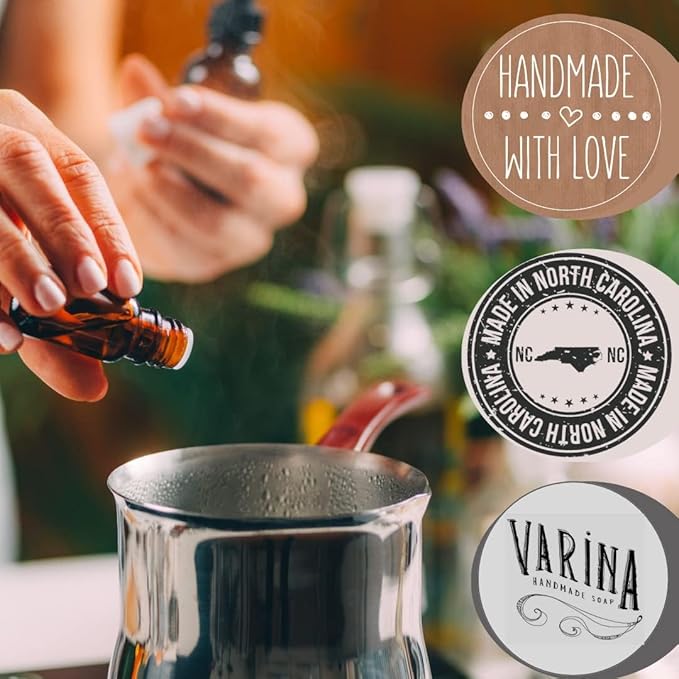Varina Natural Men's 2 Variety Bar Soap - Gentle Cleansing for Sensitive Skin, Earthy Scents - 10 Pack