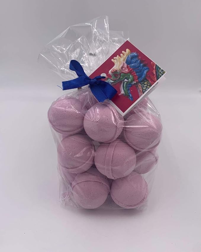 Dragon Blood Fizzies: USA Made Bath Bombs with Shea Butter, Ultra Moisturizing, Great for Dry Skin (14 Count) Pack of 1