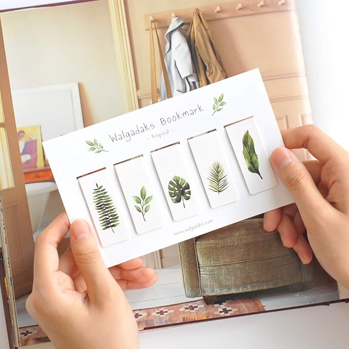 Monolike Magnetic Bookmarks Tropical, Set of 5