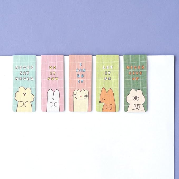 Monolike Magnetic Bookmarks Storytown Afternoon Ver.1, Set of 5