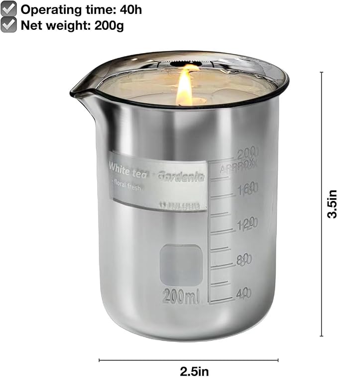 Gardenia Scented Candles for Home - Natural Soy Candles | Christmas Gifts for Women Men | 7oz 40 Hours Burn Time | Gifts Under 20 Dollars