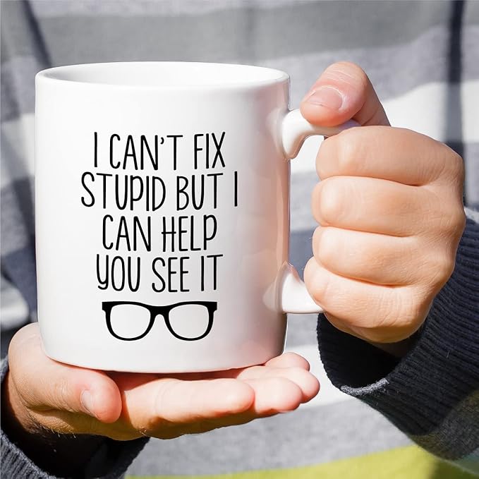 Retreez Funny Mug - Ophthalmologist Eye Doctor Ophthalmology Optometrist 11 Oz Ceramic Coffee Mugs - Funny Sarcasm Motivational Inspirational birthday gift for women men friend coworker him her bestie