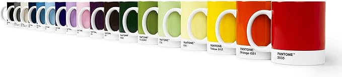 Pantone Mug, Coffee/Tea Cup, fine China (Ceramic), 375 ml, Blue, 2150 C, 1 Count (Pack of 1)