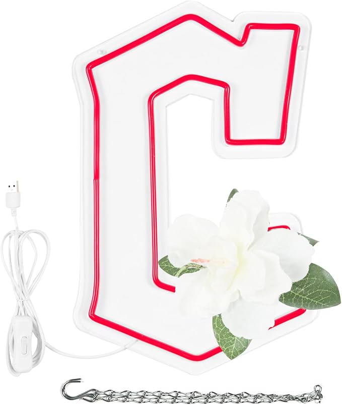 Balanar Baseball Neon Signs for Garage or Man Cave Decor, Men's Gifts with Baseball Team Logo, Baseball Neon for Parties, Bars, Dorms, Office Wall Art and Game Room Decoration16.1 * 10.6 Inch