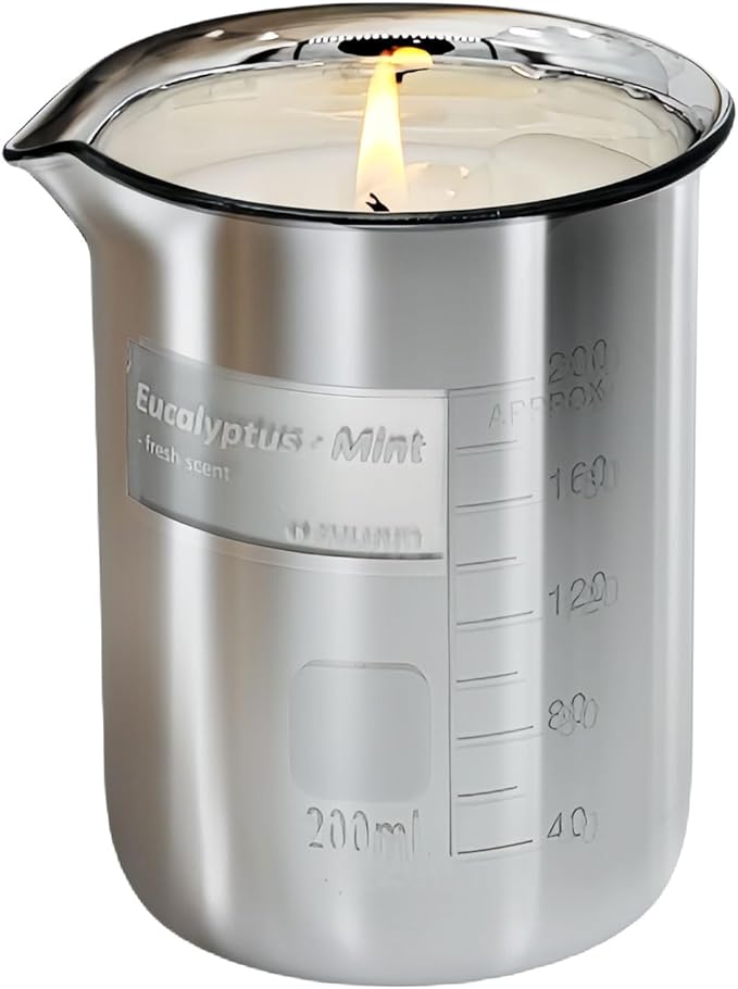 Eucalyptus Mint Scented Candles for Men - Natural Soy Candles | Christmas Gifts for Women Men | 7oz 40 Hours Burn Time