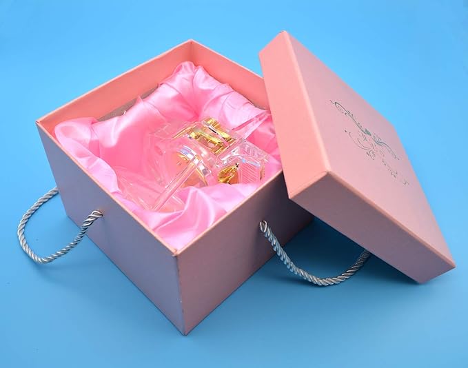 Piano Music Box Crystal Song Canon, Clockwork Mechanical Piano Ornament Classical Sweet Gift