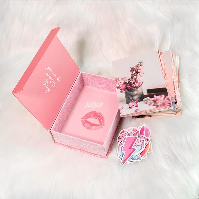 Artivo Pink Aesthetic Wall Collage Kit,100 Set 4x6 inch,Room Decor for Teen Girls,Pretty Blush Pink Wall Art Print,Dorm Photo Collection,Small Posters for Room Aesthetic