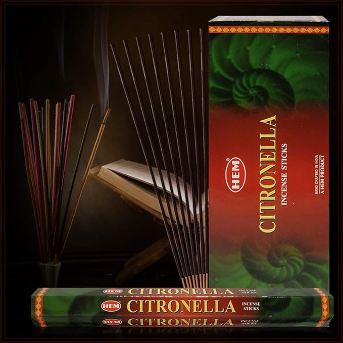 Citronella Incense Sticks and Incense Stick Holder Bundle Insence Insense Hem Incense Sticks