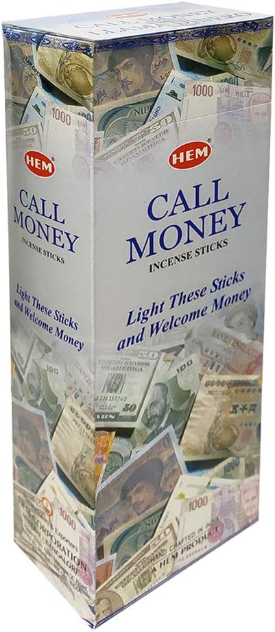 Call Money Incense Sticks and Incense Stick Holder Bundle Insence Insense Hem Incense Sticks