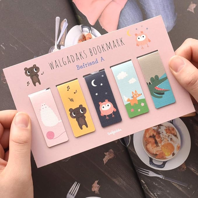 Monolike Magnetic Bookmarks Befriend A, Set of 5