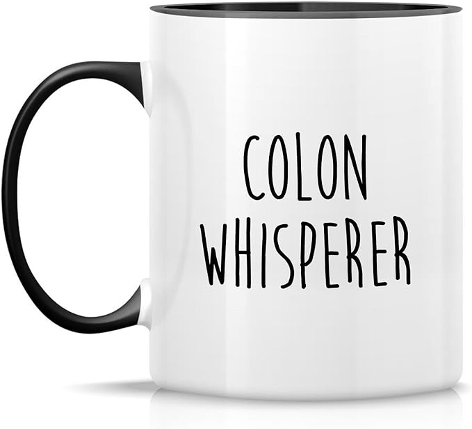 Retreez Funny Gastroenterologist Mug Gift Gastroenterology Doctor Colon Whisperer 11 Oz Ceramic Coffee Mug - Sarcastic Motivational Inspirational birthday gift - White Mug with Black Handle and Inner