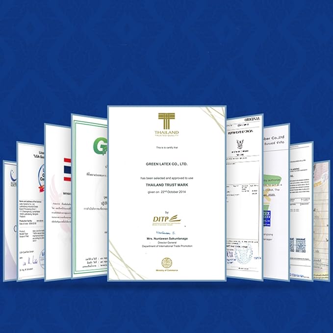 Talatex Premium Talalay Latex Pillow, Supportive and Comfortable, Relieves Pressure Points, Ideal Gift with Removable Tencel Cover