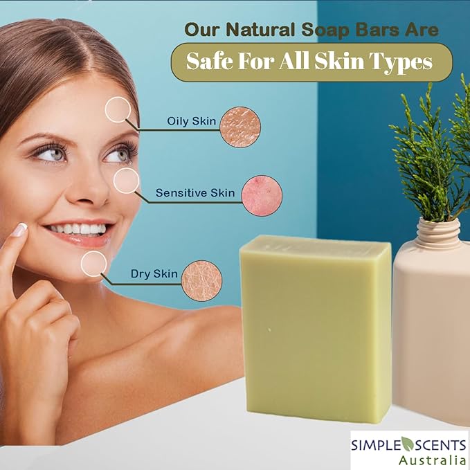 French Pear Scented Natural Soap Bars (12 Bars), 3.5oz Moisturizing French Triple Milled Soap Bars Enriched with Shea Butter - Pure Plant Oil Bath & Body Bars
