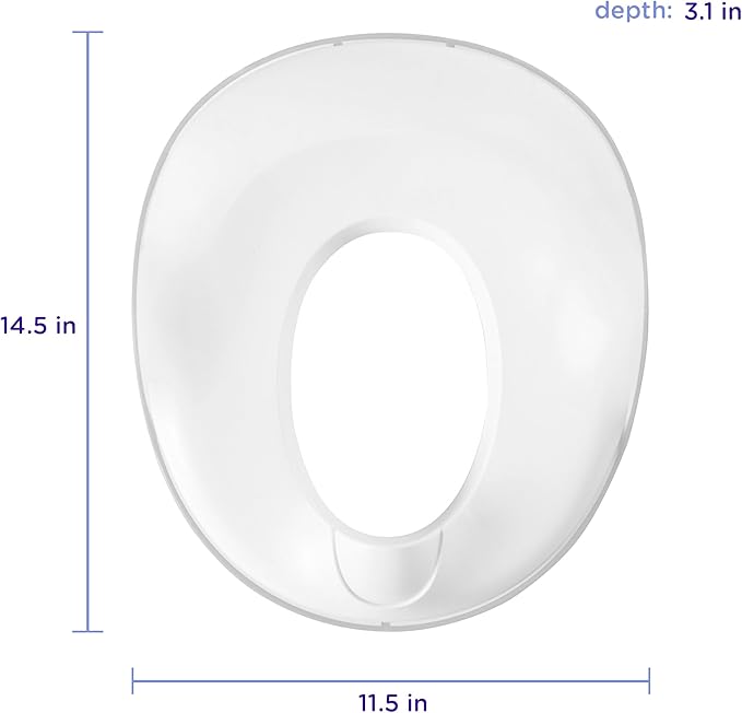 Ubbi Adjustable Toilet Trainer for Toddlers in Potty Training with Built-in Handles and Bonus Potty Hook for Easy Storage, Gray