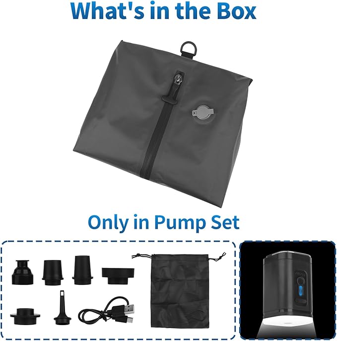 Vacuum Bags for Travel,Vacuum Bags for Travel with Wireless Vacuum Pump,IP67 Reusable Vacuum Compression Bags for Suitcases(1PC+Pump)