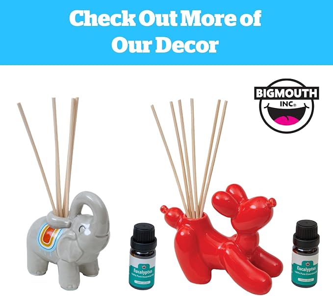 Mushroom Reed Diffuser, Eclectic Shelf Decor for Home Dorm or Apartment, Fragrant Bathroom Air Freshener, Unique Housewarming Gifts
