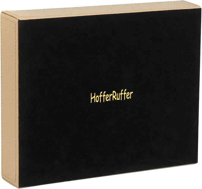 HofferRuffer Faux Leather Vanity Tray, Elegant Desktop Storage Organizer, Decorative Catchall Perfume Tray, Bathroom Valet Tray, Nightstand or Dresser Organizer, 10.2 x 8.4 x 1.8 inches (Beige)