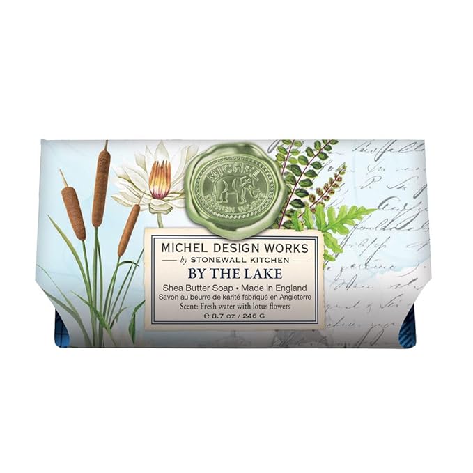 Michel Design Works Large Bath Soap Bar, By the Lake