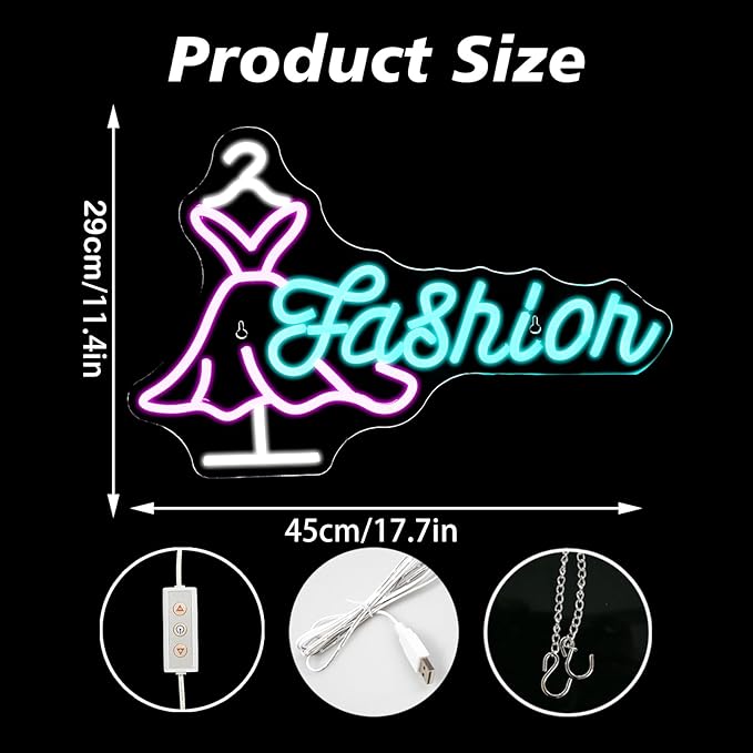 Cloakroom Neon Sign Wall Decor, Neon Signs for Wall Decor, Dimmable for Neon Signs for Cloakroom shower Room Dorm Room Party Decoration Decor Gift