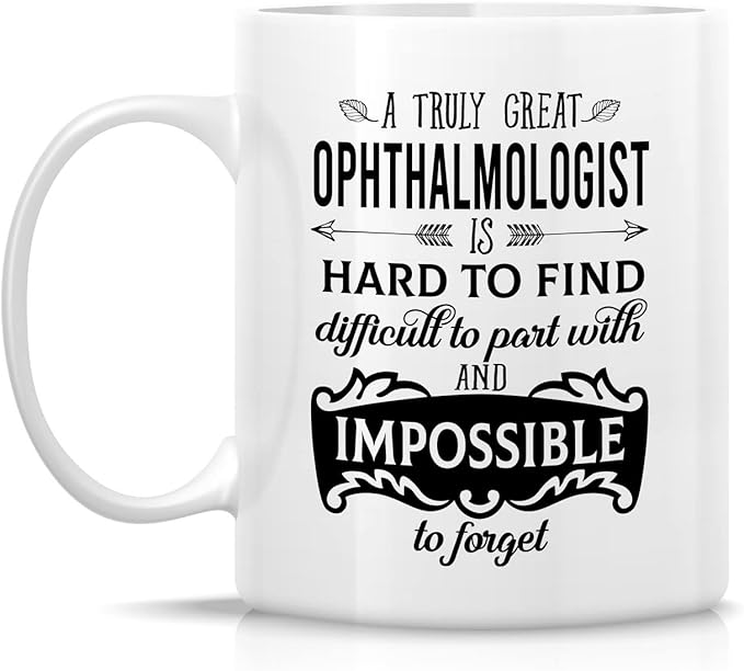 Retreez Funny Mug - Best Great Ophthalmologist Eye Doctor Ophthalmology 11 Oz Ceramic Coffee Mugs - Funny Sarcasm Motivational Inspirational birthday gifts for women men friend coworker him her bestie