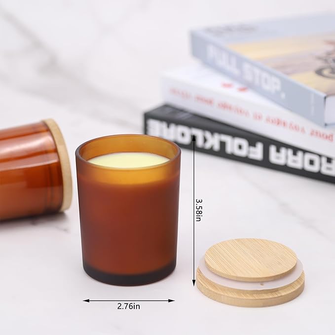 2pcs Scented Candles Natural Soy Candle for Home Large Glass Jar Candles 8oz Single Wick Candle Over 50 Hours of Burn Time for Creating Relaxing Ambience & Holiday Gifting(Floral + Fruity)