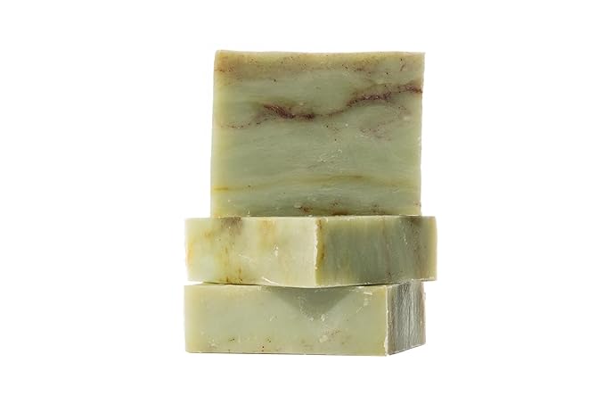 Roasted Rice Green Tea - Made in USA - All Natural Bath Soaps for All Skin Types - Plant Based, Cold Process and Handmade - (3 Pack)