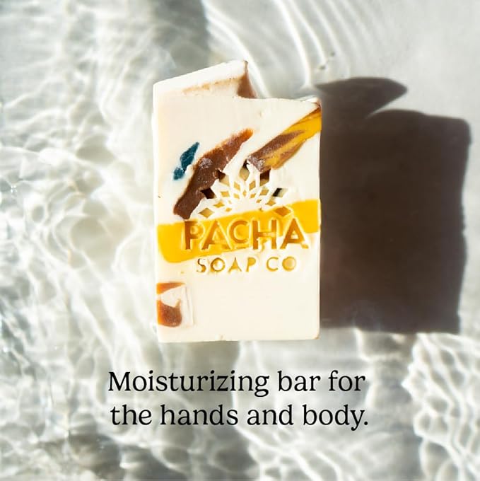 Pacha Pachafetti Bar Soap 3 Pack | Premium, Handcrafted, Hydrating | Natural Face Wash, Hand Cleanser, Body Wash | Soothing Essential Oils, 4 oz