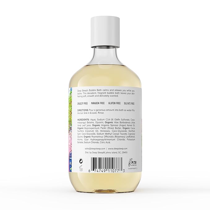 Deep Steep Bubble Bath, 17 Ounce (Pack of 2) (Strawberry Plum)