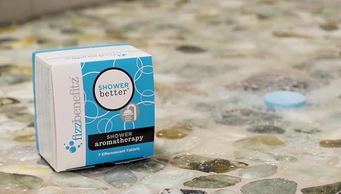 Aromatherapy Shower Bombs - Uplifting Steamer Tablets Release Scents in Warm Water - Bath Bomb for The Shower Creates a Soothing Vapor - Vaporizing Soothers