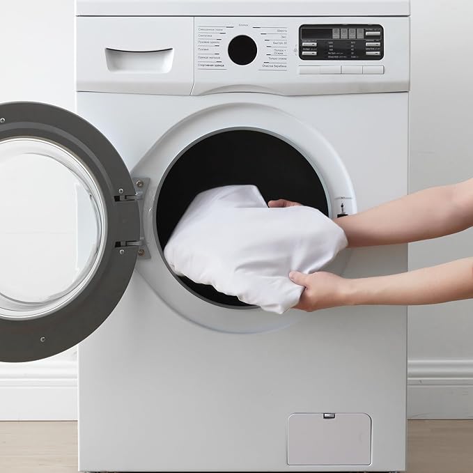 King Bed Wedge Pillow for Headboard, Foam Pillow Wedge for Headboard Gap, Mattress Bed Gap Filler King, Triangle Pillow Wedge, Anti-slip Bed Crack Pillow Space Filler King (76"×10"×6") White