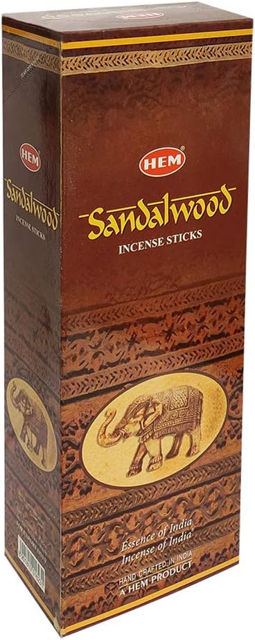 Sandalwood Incense Sticks and Incense Stick Holder Bundle Insence Insense Hem Incense Sticks