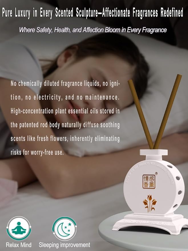 Next Gen Secure Healthy Office Home Set with Liquidless Essential Oil Fragrance Reed Diffuser