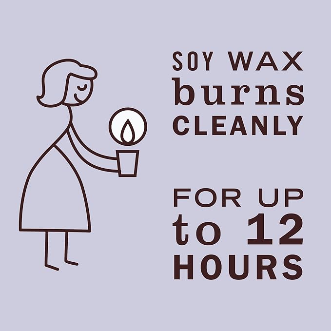 MRS. MEYER'S CLEAN DAY Soy Tin Candle, 12 Hour Burn Time, Made with Soy Wax and Essential Oils, Lavender, 2.9 Oz