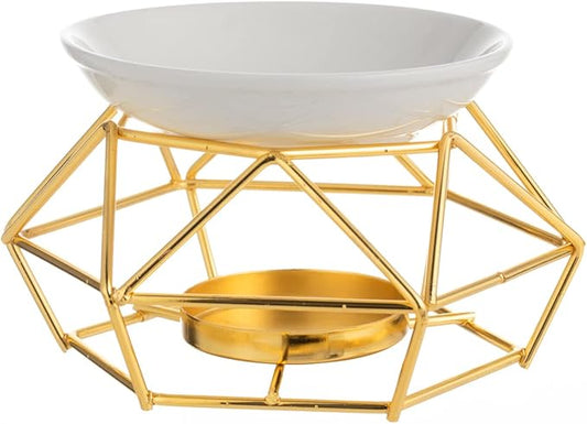 Wax Oil Burner Metal | Oil Wax Melt Burner | Canlde Tealight Holder | Scented Diffuser | Spiriual Gifts for Home Decoration