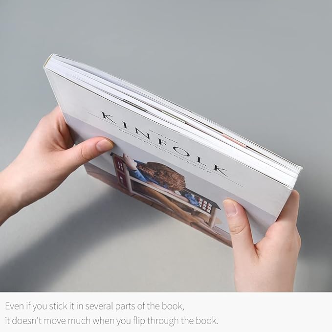 Monolike Magnetic Bookmarks Grid Misty, Set of 5