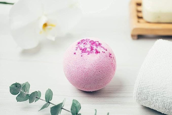 Bath Bombs for Women - Bath Bomb Gift Set of 6 with Moisturizing Shea Butter Self Care Relaxing Gift Ideas for Wife Girlfriend Mothers Day Fizzing Floating Bubble Bathbomb Spa kit
