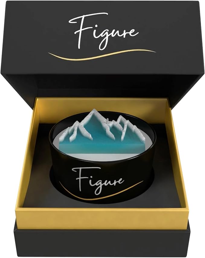 All Natural Aromatherapy Candle for Women & Men | Camping Candle | Repel Mosquitos | Beeswax & Organic Soy Wax Blend | Essential Oils | 100% Beeswax Wick | Premium Gift Box | Teal Mountain Eucalyptus