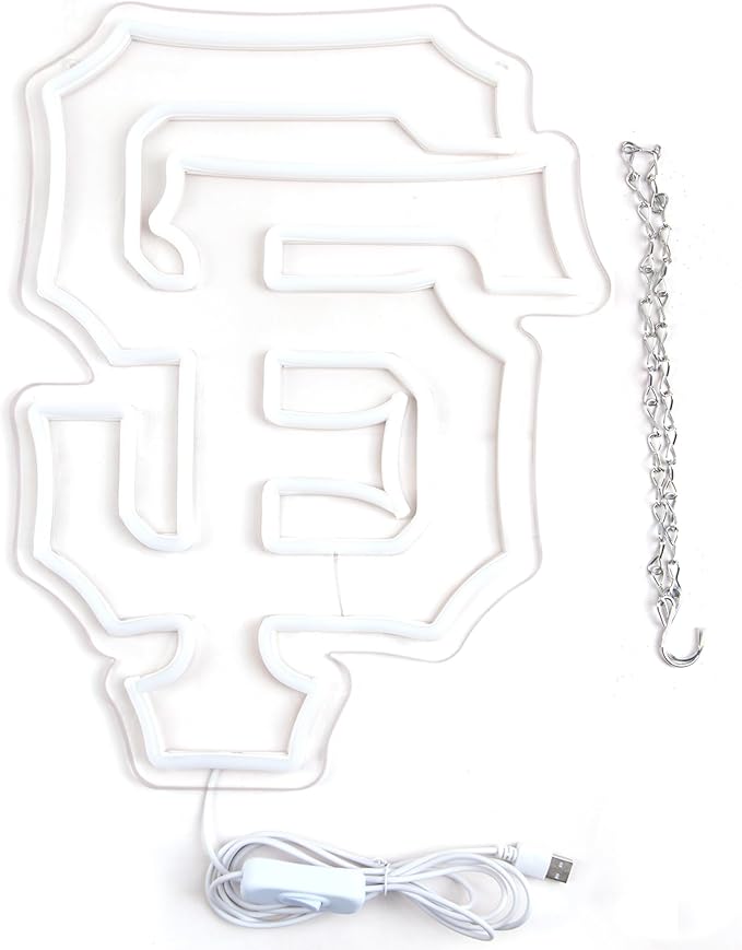 Baseball Neon Sign for Wall Decor Baseball Neon Light for Man Cave Birthday Gifts for Men With Dodge Team Logo Led Sign for Bar Party Dorm Decor Size16.1 * 12.2In(ZYLD062)