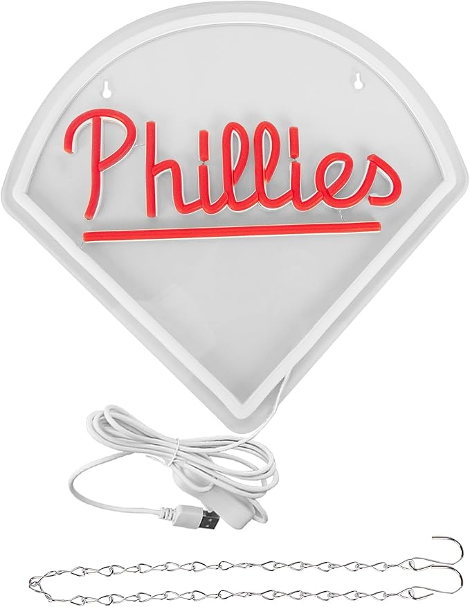 Neon Sign for Wall Decor Baseball Neon Light for Club Baseball Sports Team Sign Neon Sign for Man Cave Bedroom Garage Sports Fans Gifts Room Decor Size13.3 * 12.2In(ZYLD126)