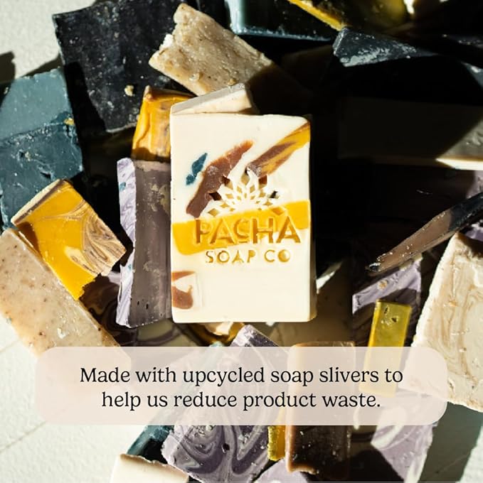 Pacha Pachafetti Bar Soap 3 Pack | Premium, Handcrafted, Hydrating | Natural Face Wash, Hand Cleanser, Body Wash | Soothing Essential Oils, 4 oz